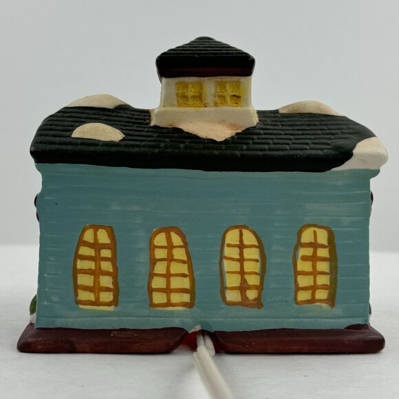 Vintage 1998 Dickens Collectables Sugar Creek County Cafe Porcelain Light 4.25" - Picture 4 of 16